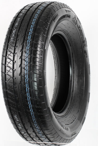2-Pk ST205/75R15 DEEP TREAD Steel Belted Radial Trailer Tire LRC 1820 Lbs.