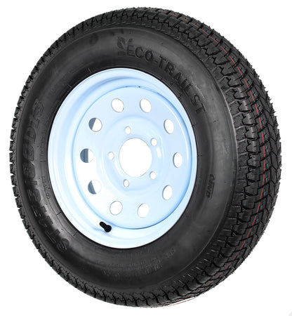 Trailer Tire Rim ST175/80D13 175/80 D 13 B78-13 LRC 5 Lug Wheel White Modular