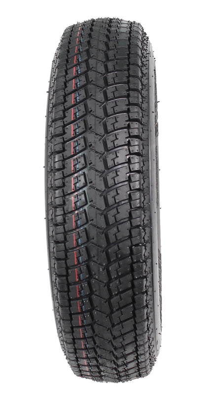 Trailer Tire Rim Assembly ST175/80D13 13 Inch Load Range C 5 Lug 4.5 Black Wheel