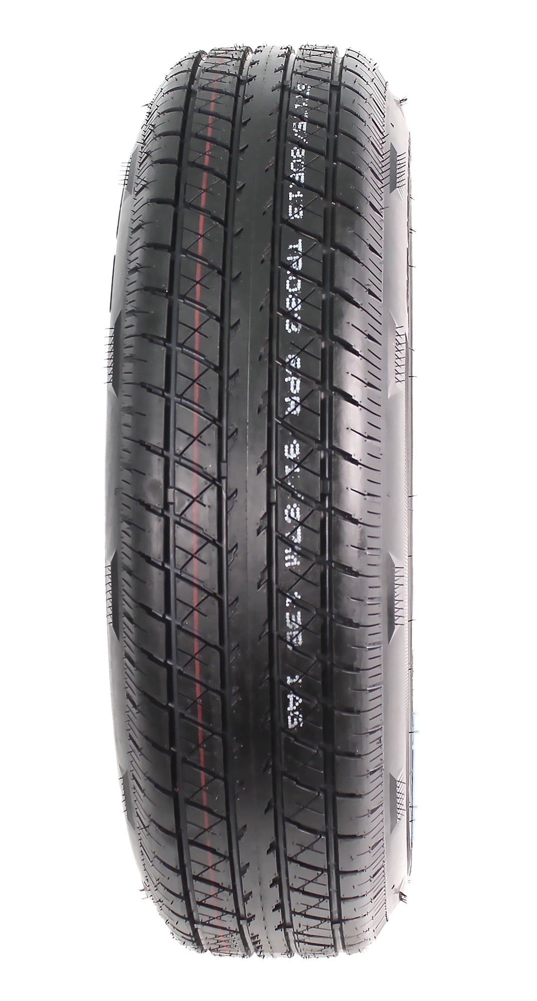 eCustomrim Radial Trailer Tire Rim ST175/80R13 175/80R-13 5 Lug White Spoke