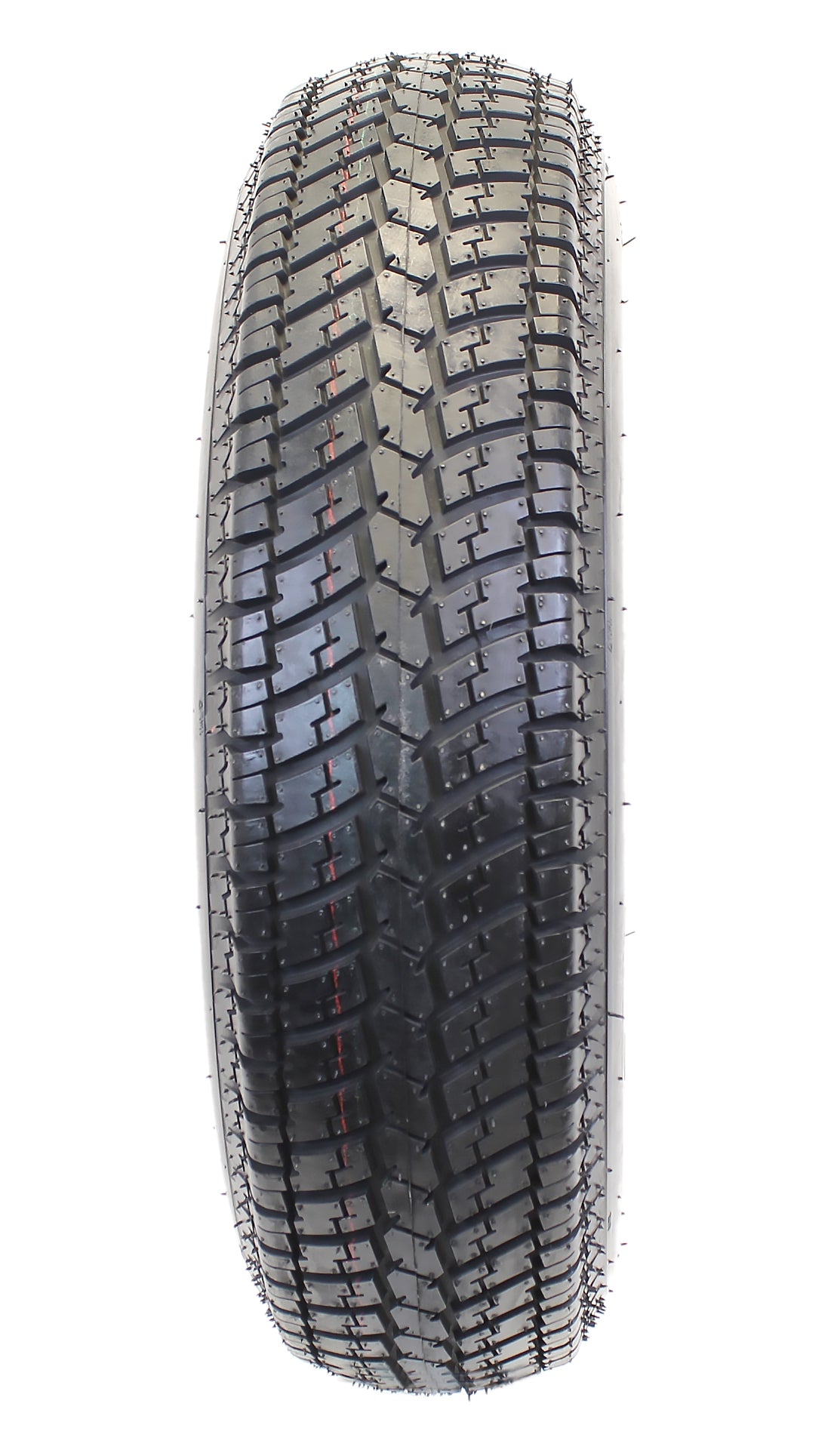eCustomrim Tire On Rim ST205/75D15 15 in. Load C 5 Lug Black Spoke Wheel