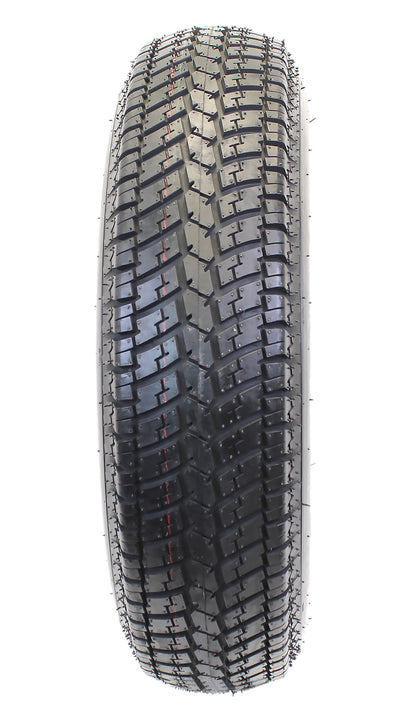 Eco Trailer Tire On Rim ST205/75D15 15 in. Load C 5 Lug Black Spoke Wheel