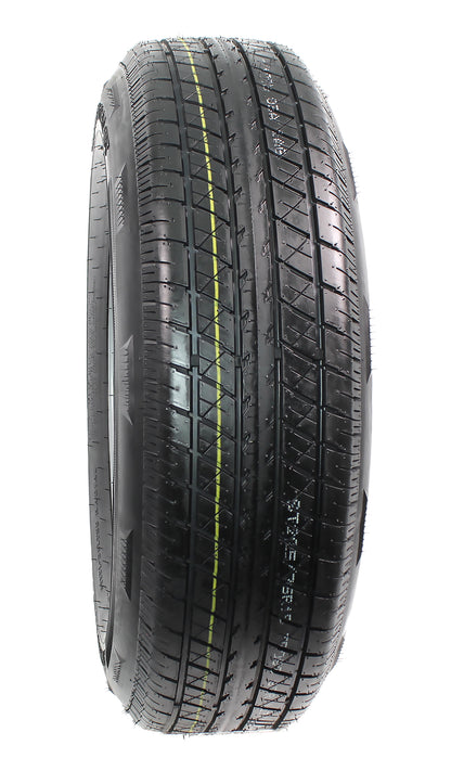 Radial Trailer Tire Rim ST225/75R15 225/75-15 15 LRD 6 Lug Silver Modular Wheel