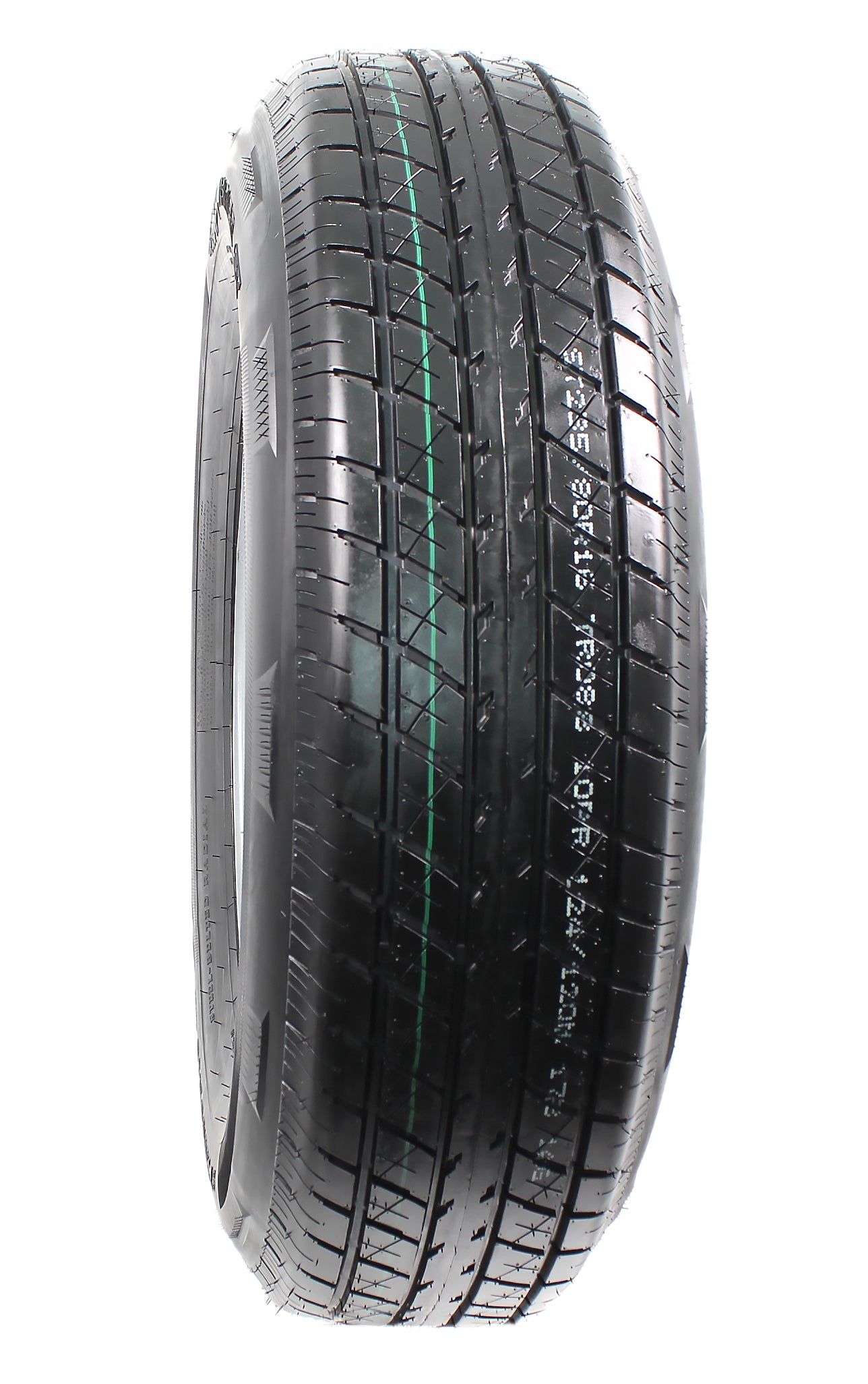 Radial Trailer Tire ST235/80R16 Load Range E 8 Lug 16" Silver Modular Wheel Rim