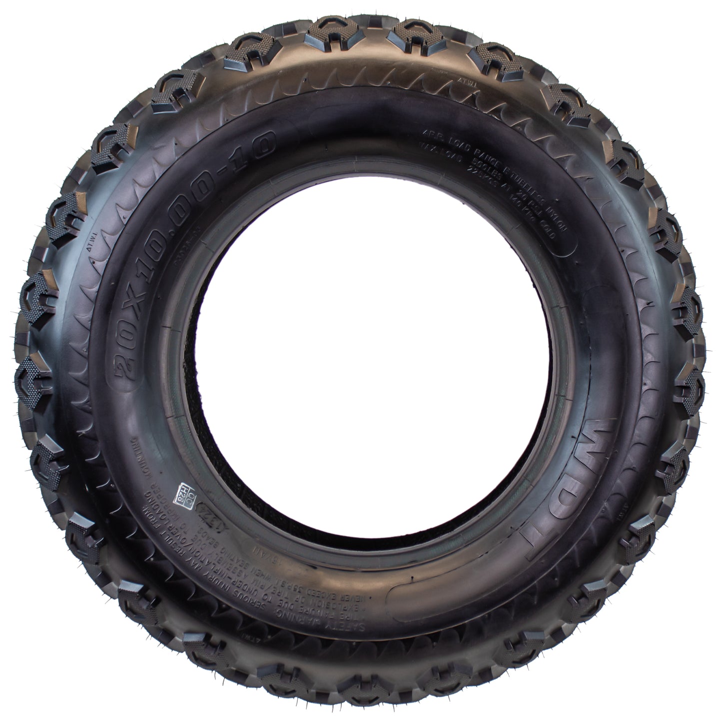 20X10-10 20X10.00-10 Lifted Golf Cart ATV Offroad All Terrain Mud Knobby Tire