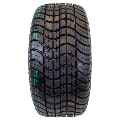 4-Pk 205/50-10 Trailer Golf Cart ATV Offroad Tire On 10X7 Gloss Black Rim A5