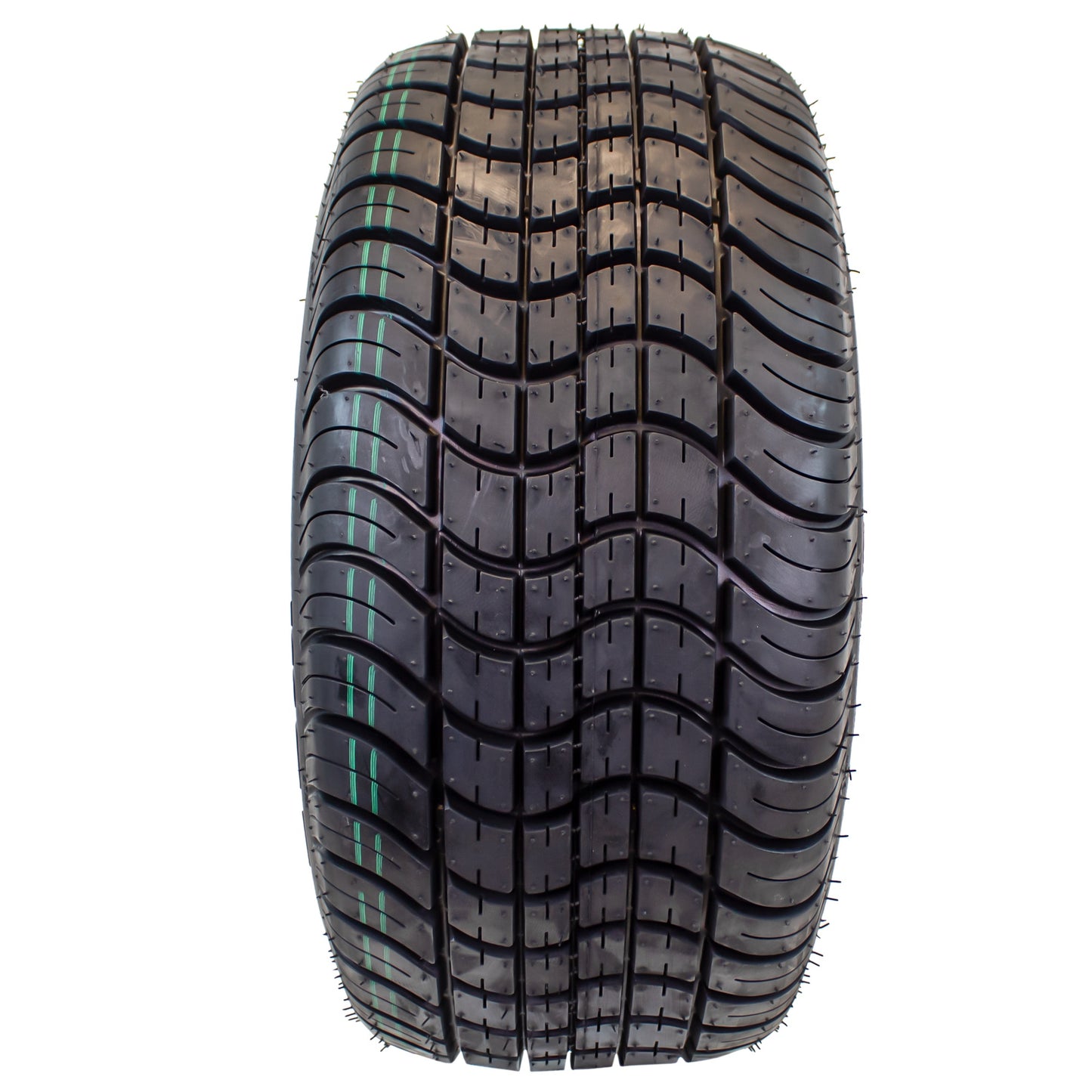 eCustomrim 4-Pk 205/50-10 Trailer Golf Cart ATV Tire On 10X7 Gloss Silver Rim A6