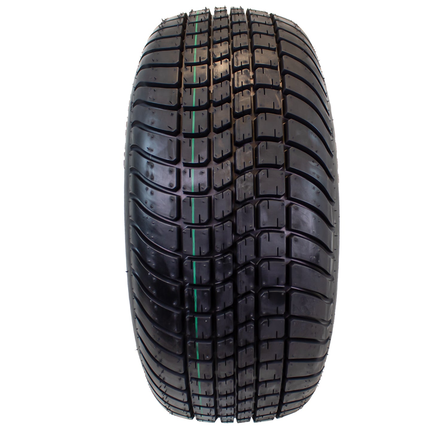 eCustomrim 4-Pk 205/65-10 Trailer Golf Cart ATV Tire On 10X7 Gloss Silver Rim A8