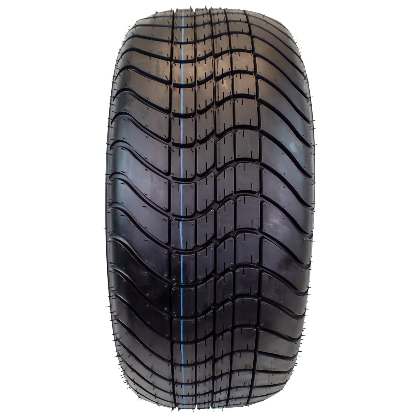 4-Pack eCustomrim 215/50-12 Trailer Golf Cart ATV Tire 12X7 Gloss Black Rim B9