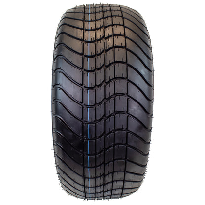 4-Pack eCustomrim 215/50-12 Trailer Golf Cart ATV Tire 12X7 Gloss Black Rim B9
