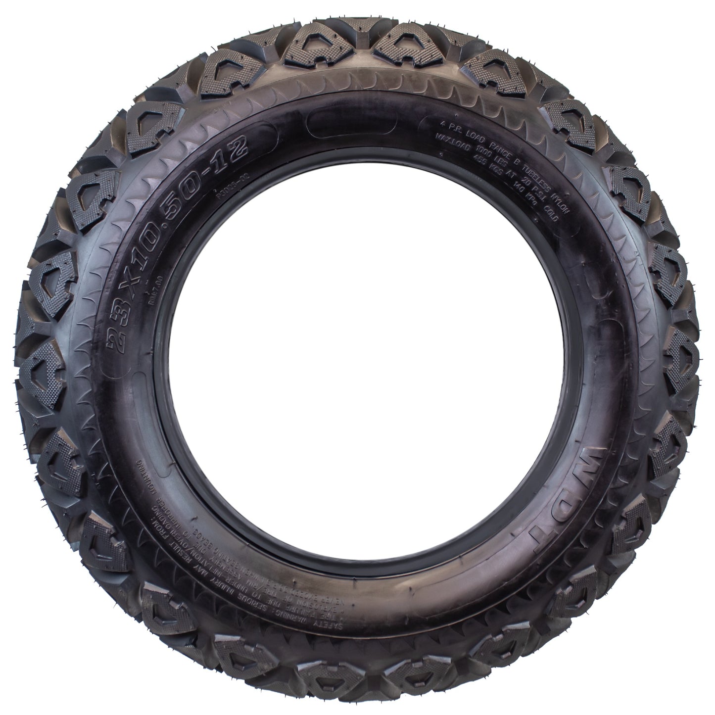 eCustomrim 23x10.5-12 Lifted Golf Cart ATV All Terrain Mud Turf Knobby Tire